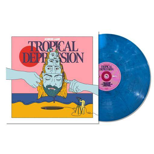 JORDIE LANE - Tropical Depression (Marbled Tropical Storm Blue) LP