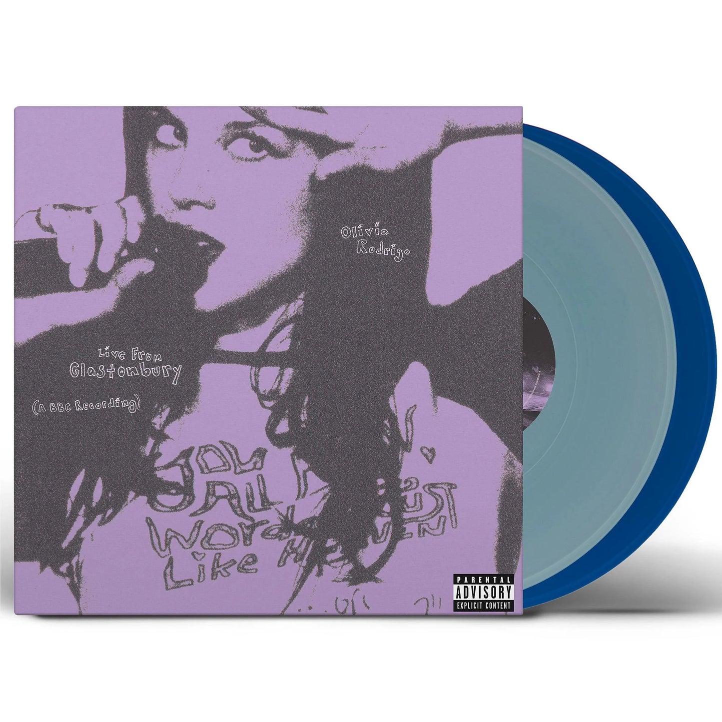 Olivia Rodrigo – Live From Glastonbury (A BBC Recording) (Light Blue & Cobalt Vinyl) - LP