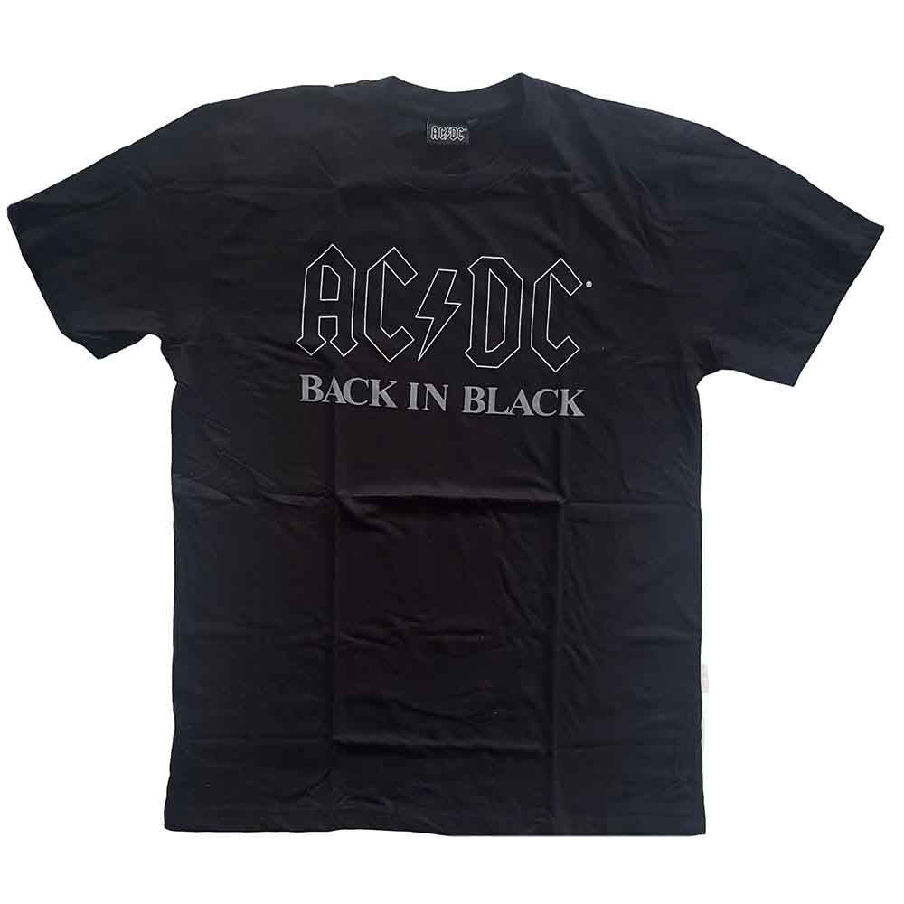 AC/DC Unisex T-Shirt: Back In Black (Black)