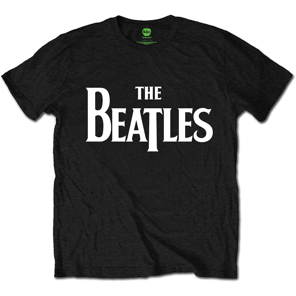 Beatles Unisex T-Shirt: Drop T (Black)