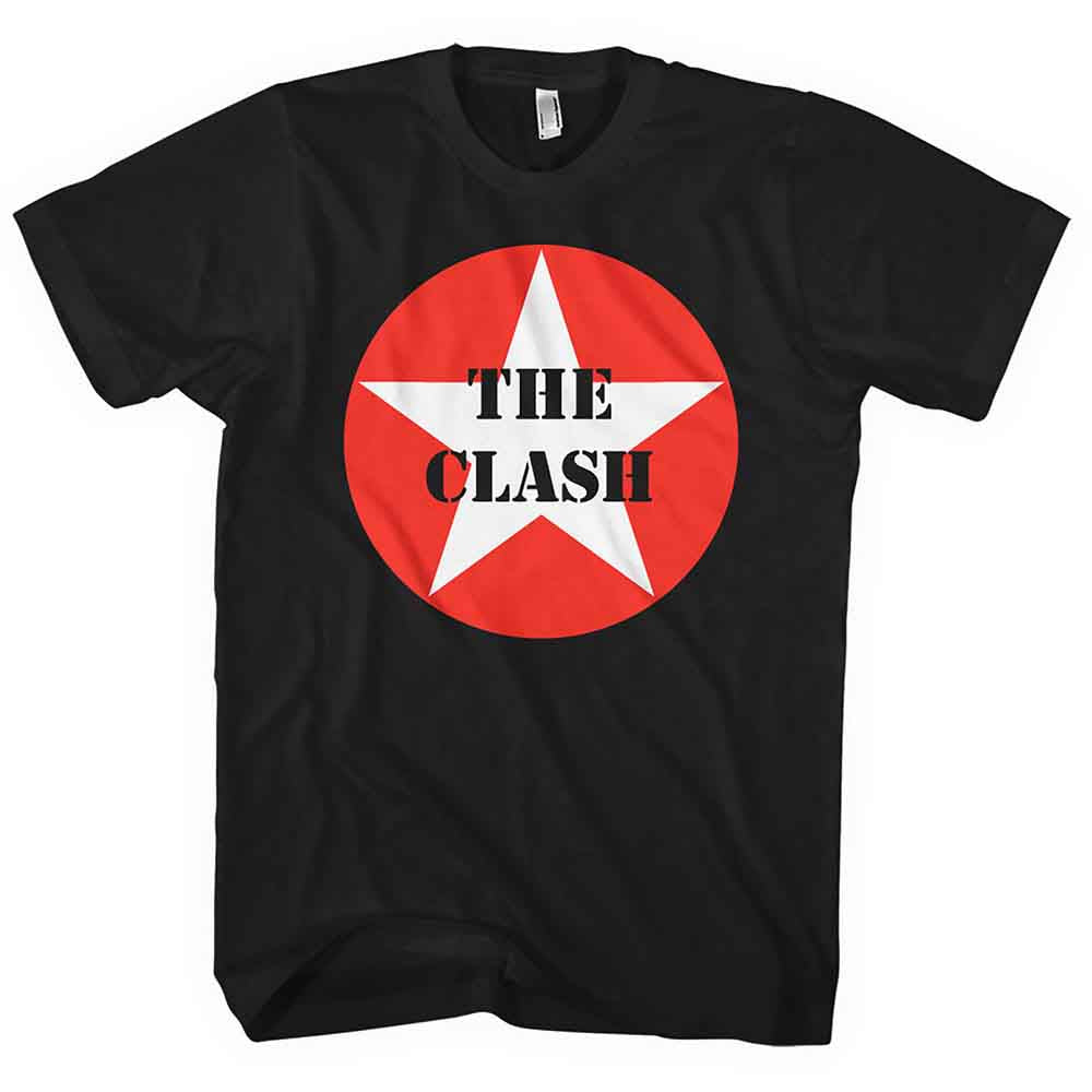 Clash Unisex T-Shirt: Star Badge (Black)