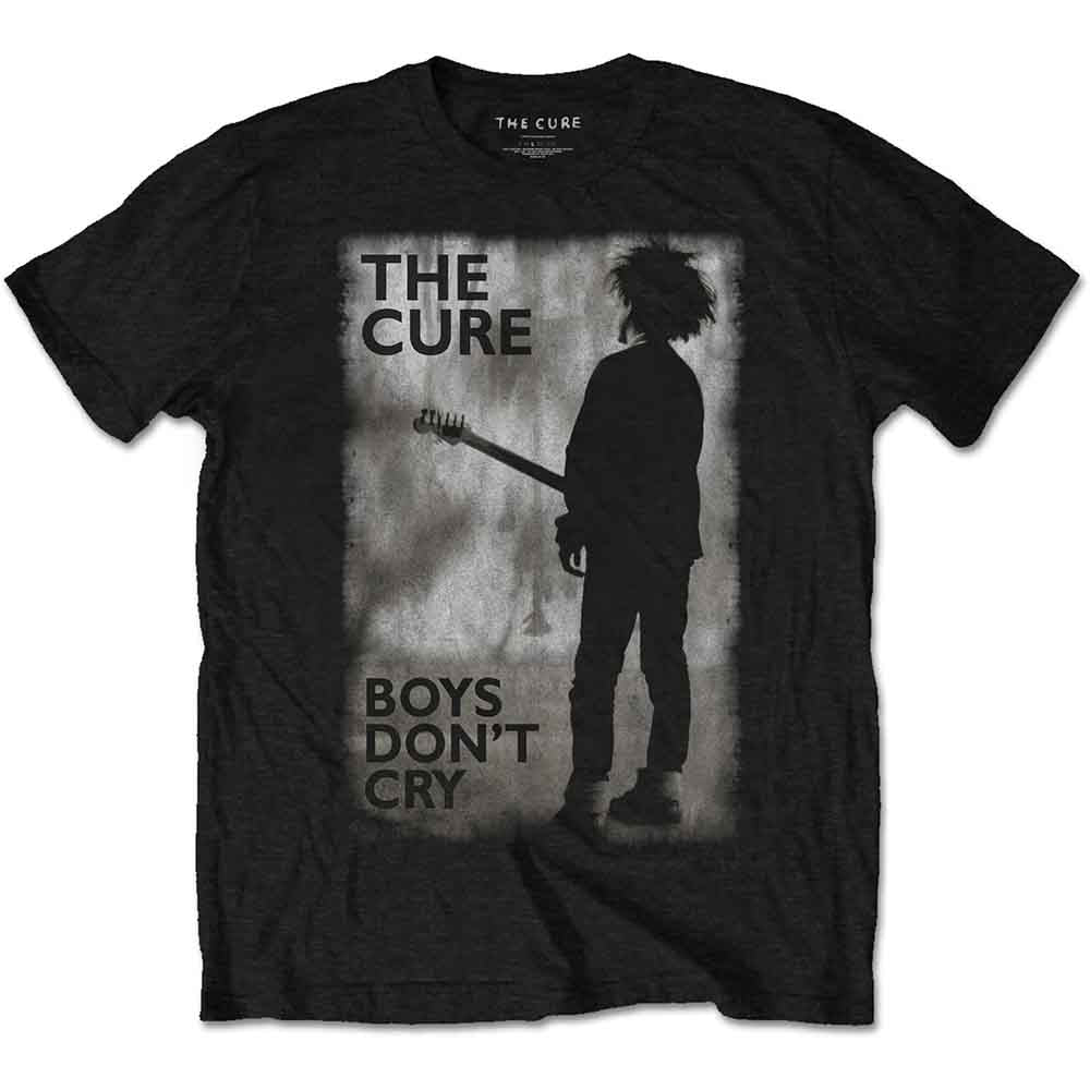 Cure Unisex T-Shirt: Boys Don't Cry Black & White (Black)