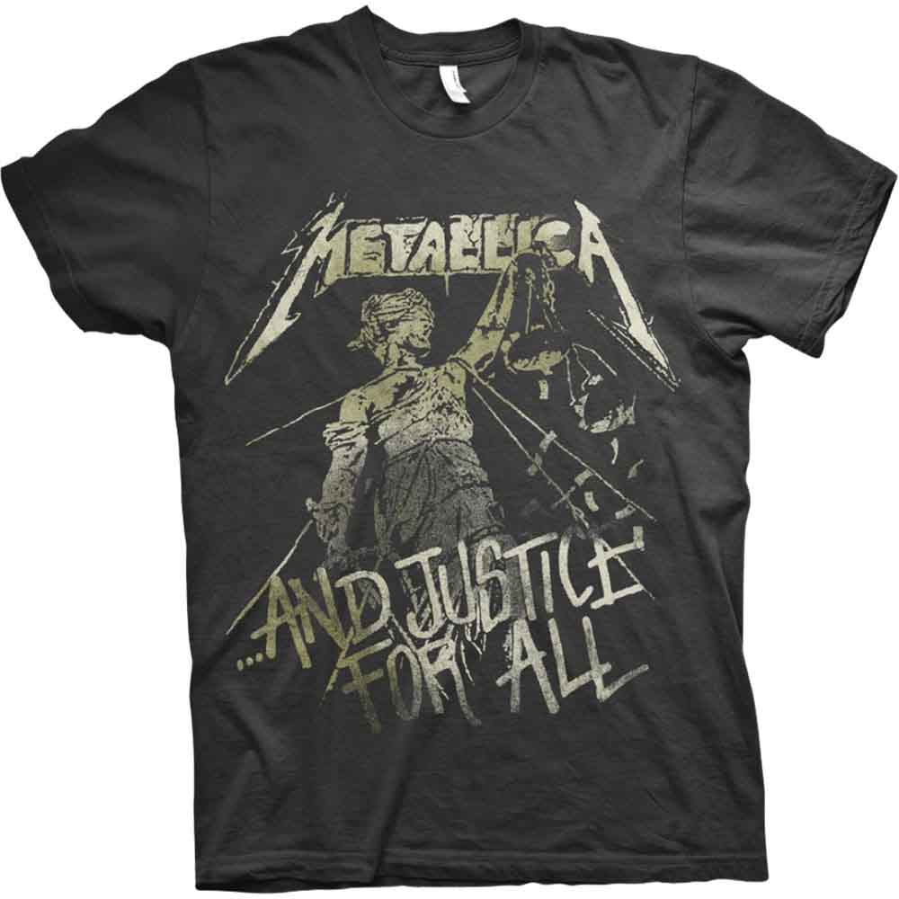 Metallica Unisex T-Shirt: Justice Vintage (Black)