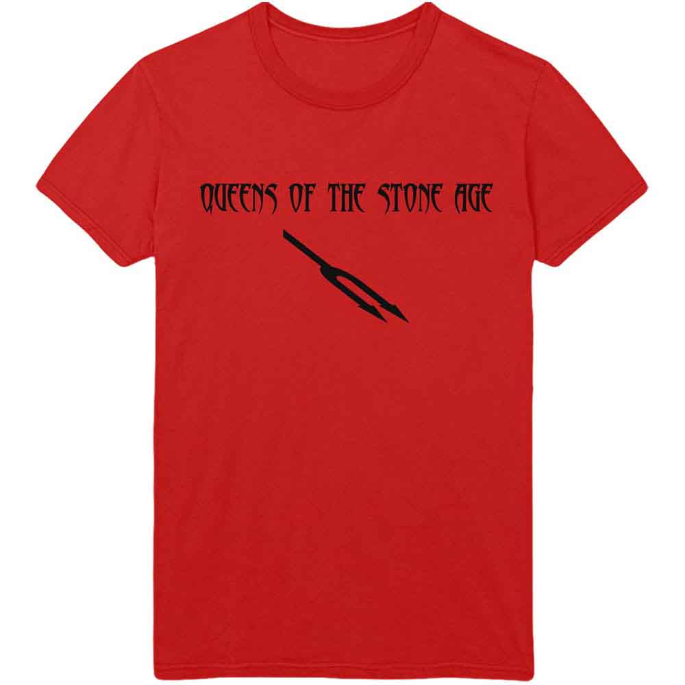 Queens Of The Stone Age Unisex T-Shirt: Deaf Songs (Red)
