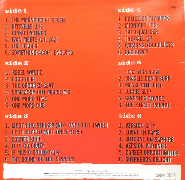 The Clash – Sandinista! - 3 x LP