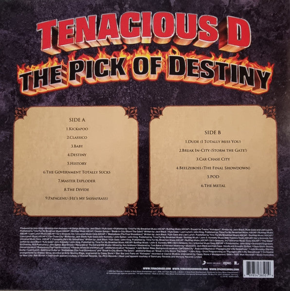 Tenacious D – The Pick Of Destiny - LP