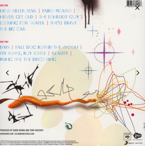 David Bowie – Reality - LP