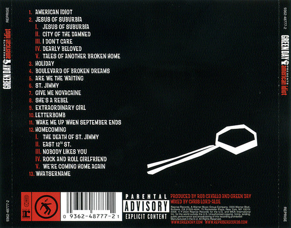 Green Day - American Idiot - CD / Album