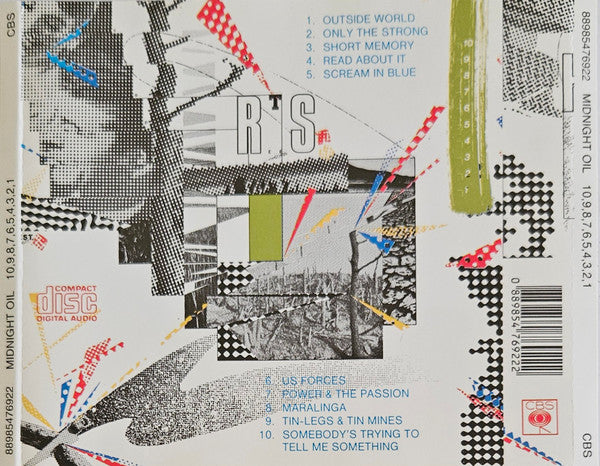 Midnight Oil – 10, 9, 8, 7, 6, 5, 4, 3, 2, 1 - CD