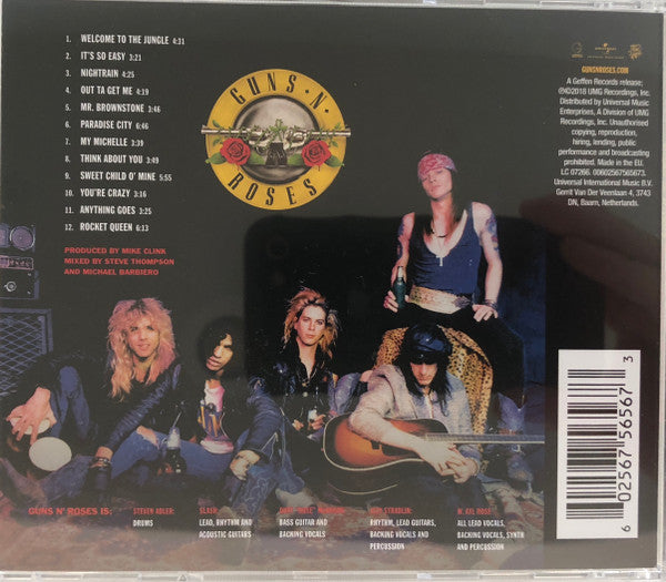 Guns N' Roses – Appetite For Destruction CD Remastered