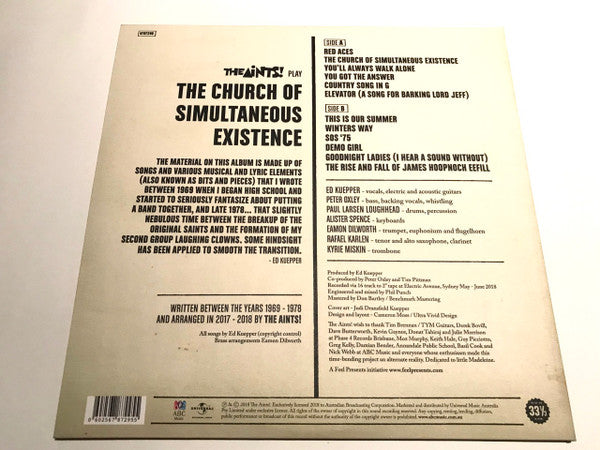 The Aints – The Church of Simultaneous Existence - LP