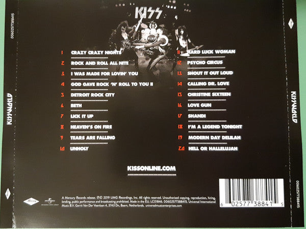 KISS – Kissworld (The Best Of KISS) CD