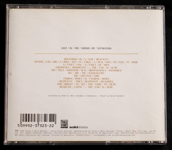 Underoath – Lost In The Sound Of Separation - CD 2nd Hand (VG+)