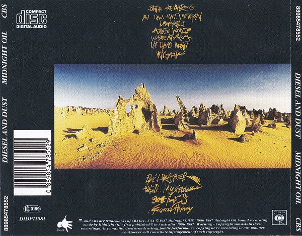 Midnight Oil – Diesel And Dust - CD