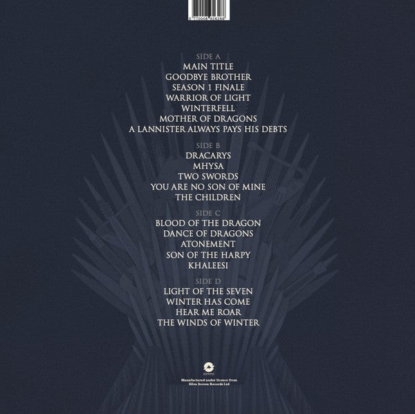 The City of Prague Philharmonic Orchestra – Music Of Game Of Thrones - 2LP