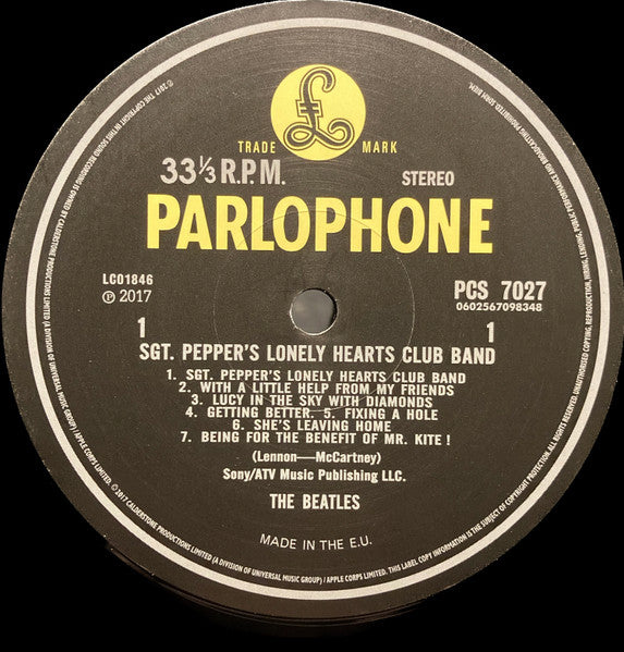 The Beatles – Sgt. Pepper's Lonely Hearts Club Band - LP
