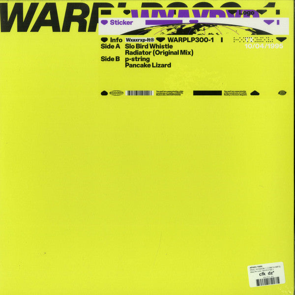 Aphex Twin – Peel Session 2 TX 10/04/95