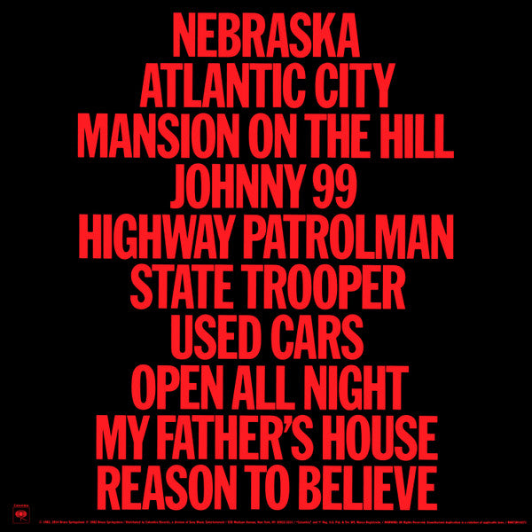 Bruce Springsteen – Nebraska - LP