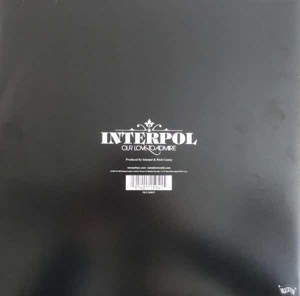 Interpol – Our Love To Admire - 2LP
