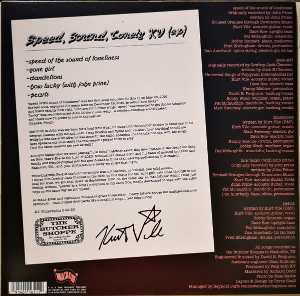 Kurt Vile – Speed, Sound, Lonely KV (ep)