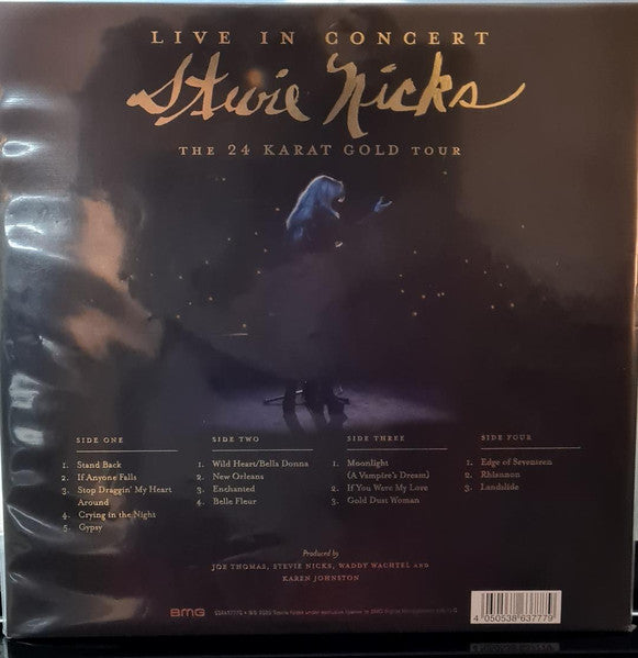 Stevie Nicks – Live In Concert, The 24 Karat Gold Tour - LP