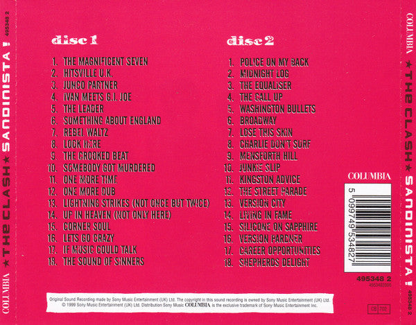 The Clash – Sandinista! - CD