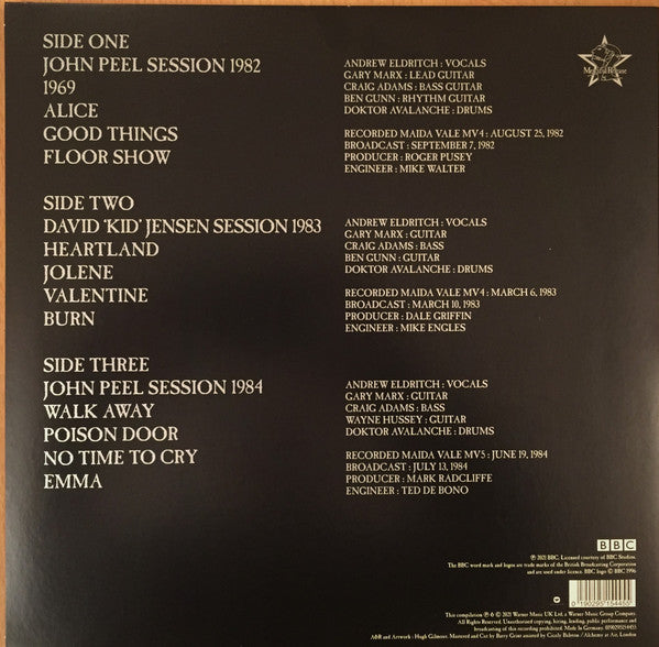 The Sisters Of Mercy – BBC Sessions 1982-1984 - 2LP