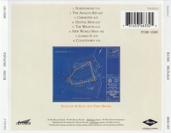 Rush – Signals - CD