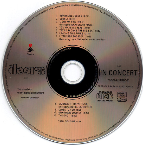 The Doors – In Concert - CD / Album