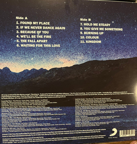 Pete Murray – The Night Before I Go - LP