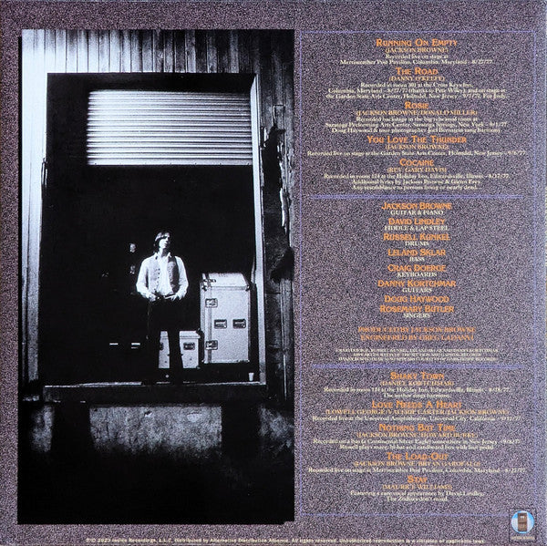 Jackson Browne – Running On Empty - LP