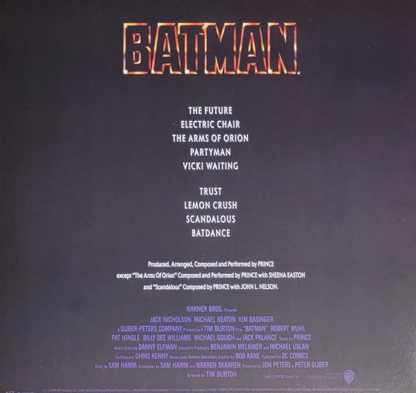 Prince – Batman™ (Motion Picture Soundtrack) - LP