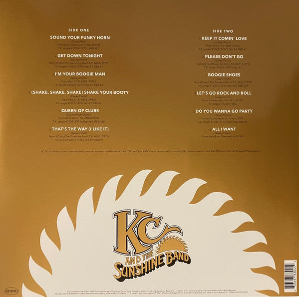 KC And The Sunshine Band – The Best Of KC And The Sunshine Band - LP