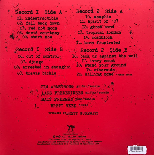 Rancid – Indestructible - LP