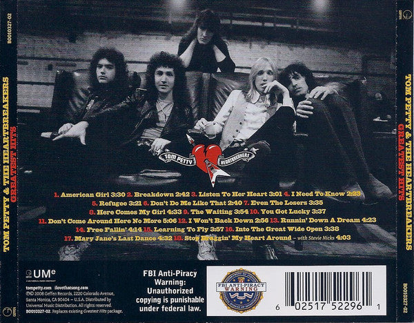 Tom Petty and the Heartbreakers - Greatest Hits--CD / Album