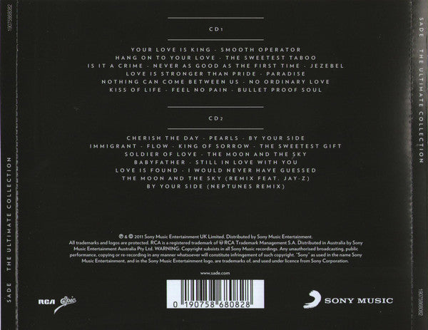 Sade – The Ultimate Collection - 2CD
