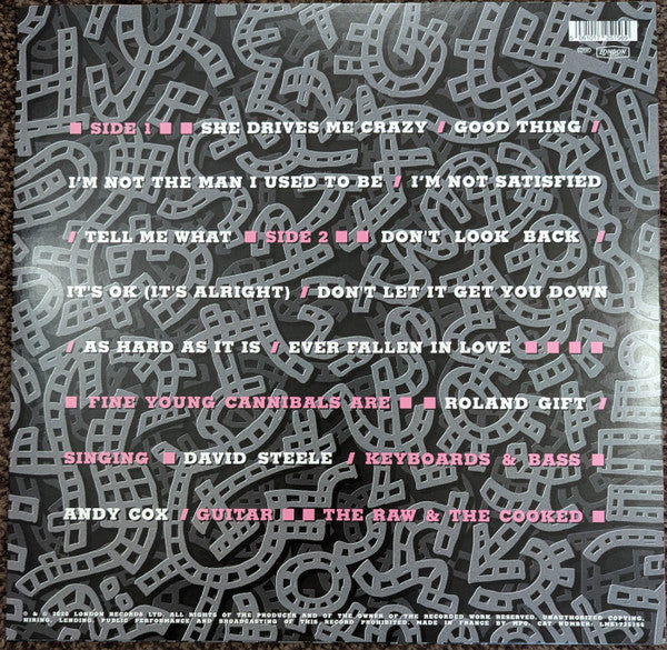 Fine Young Cannibals – The Raw & The Cooked - LP