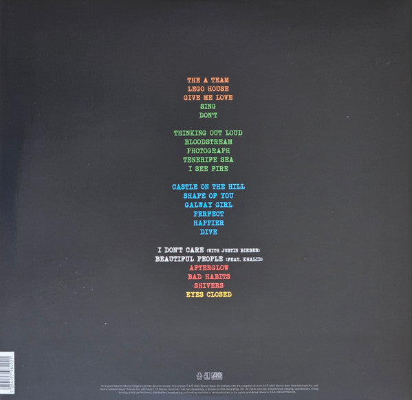 Ed Sheeran – +-=÷× (Tour Collection) - LP