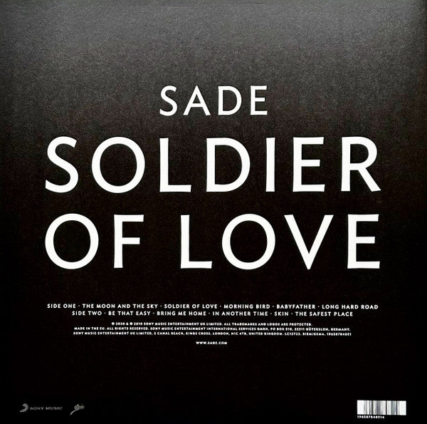 Sade – Soldier Of Love - LP