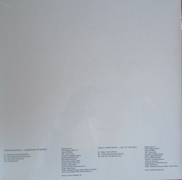 Viagra Boys – Consistency Of Energy/Call of The Wild - LP