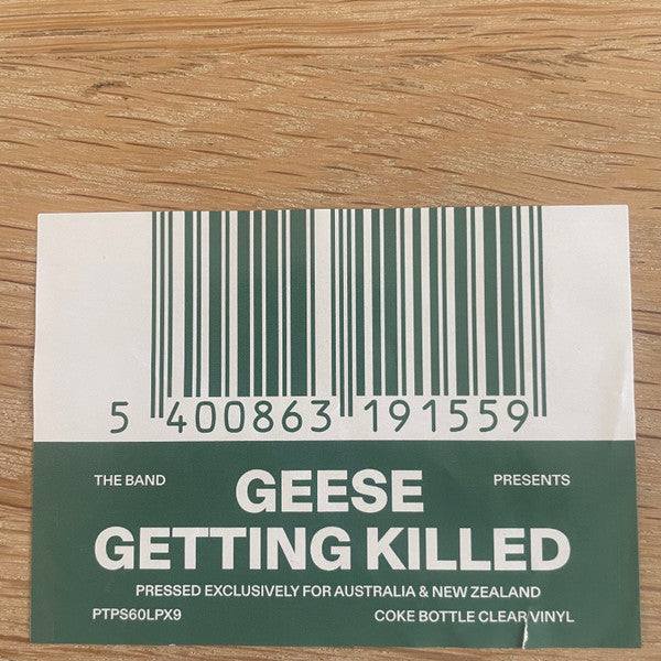 Geese – Getting Killed - LP (Coke Bottle Clear)