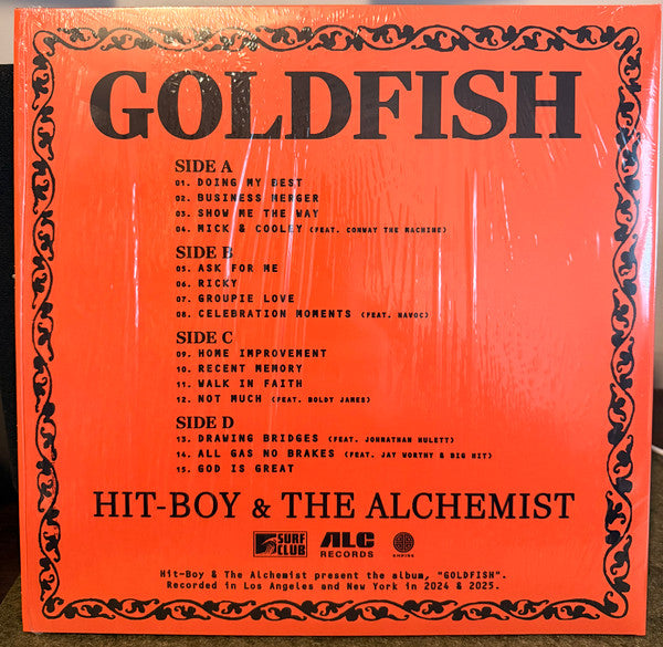 HIT-BOY & The Alchemist – Goldfish - 2LP
