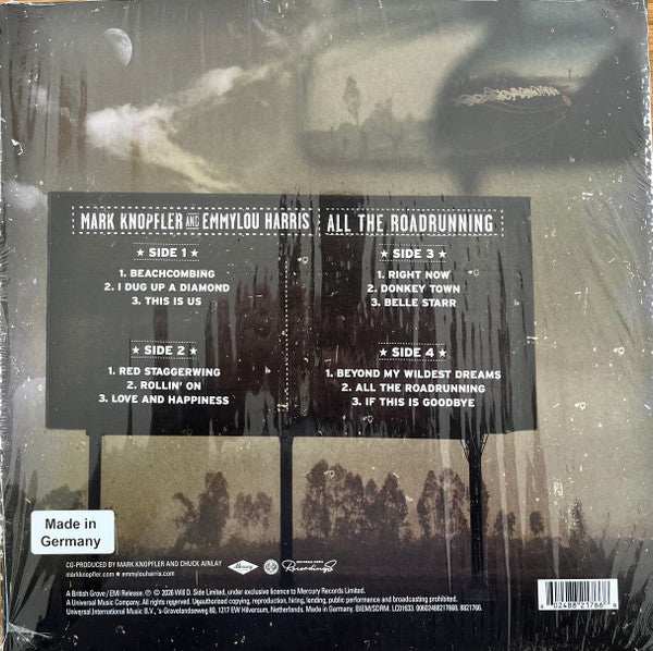 RSD2026 Mark Knopfler And Emmylou Harris – All The Roadrunning - 2LP