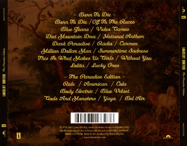 Lana Del Rey - Born to Die--CD / Album