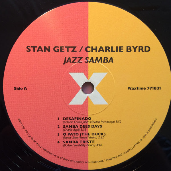 Stan Getz / Charlie Byrd – Jazz Samba - LP