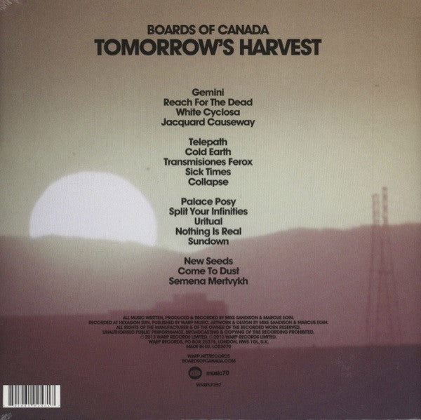 Boards Of Canada – Tomorrow's Harvest - 2LP
