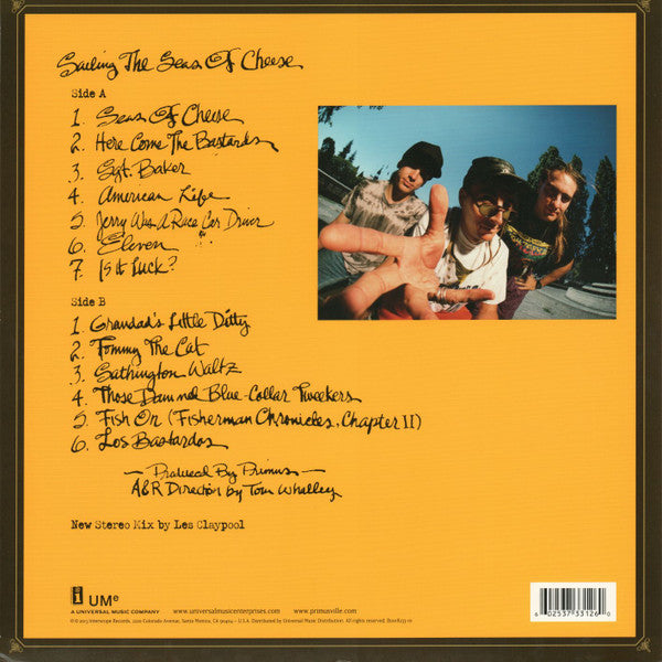 Primus – Sailing The Seas Of Cheese - LP