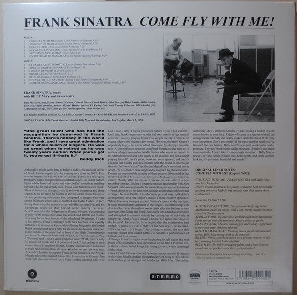 Frank Sinatra – Come Fly With Me - LP