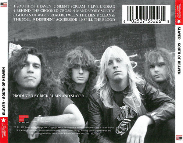 Slayer – South Of Heaven - CD