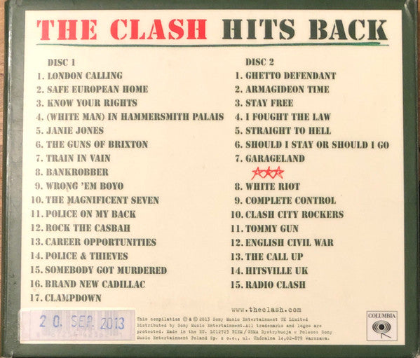 The Clash – Hits Back - CD
